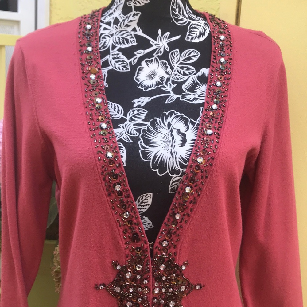 Nine West beaded Cardigan - Picture 4 of 8